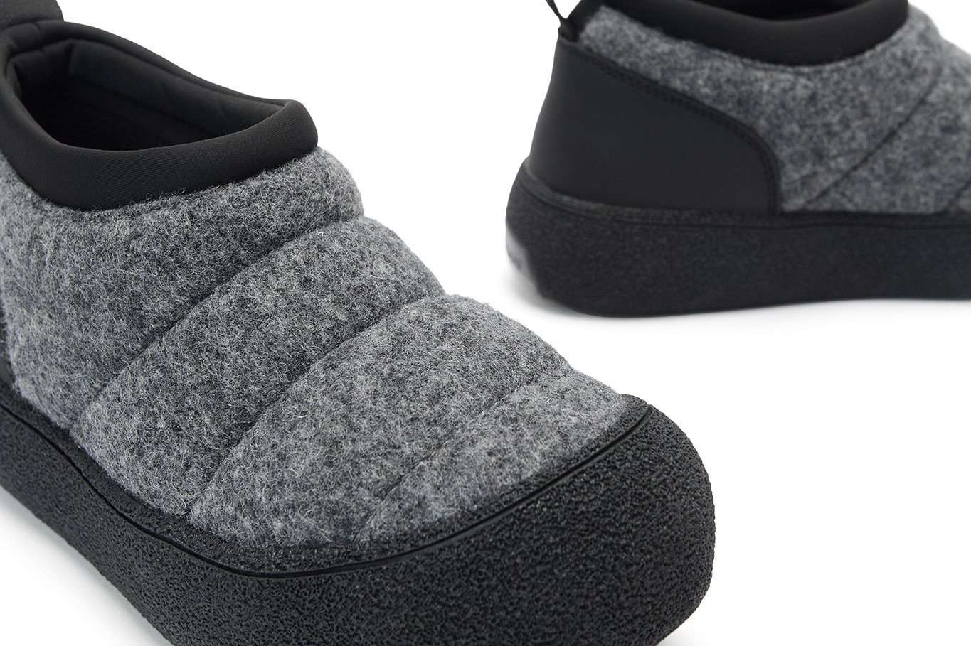 полуботинки 30240AW-0814 серый шерсть, фото 5